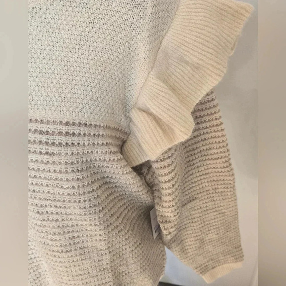 Lauren Conrad Women's Sweater Tan and Cream Size 1X nwt - Picture 6 of 9